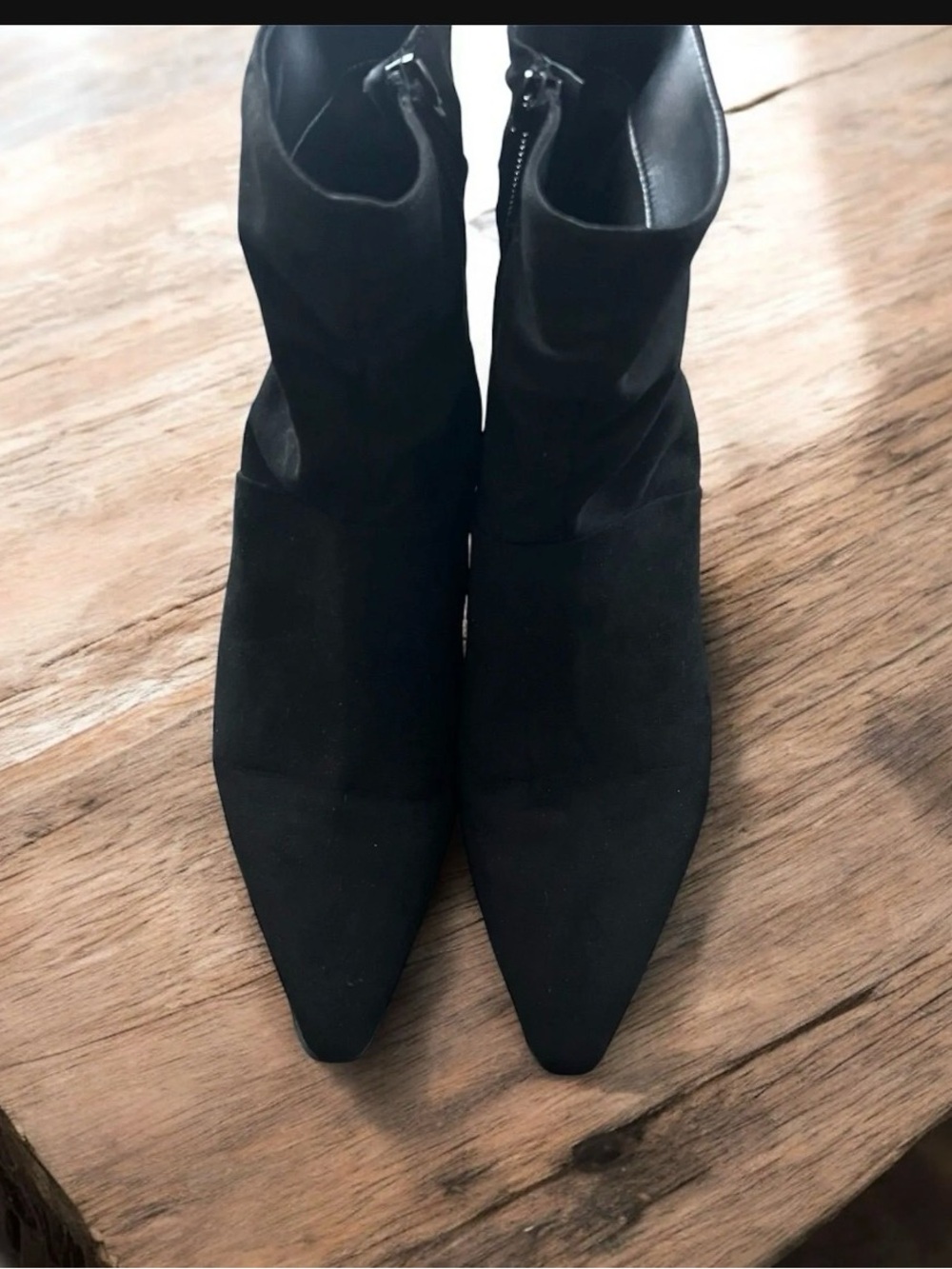 Naturalizer Black Pointed Toe Ankle Booties SIZE 10
